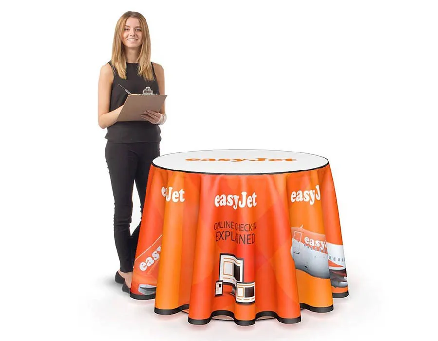 Round Table Colth Printing Dubai