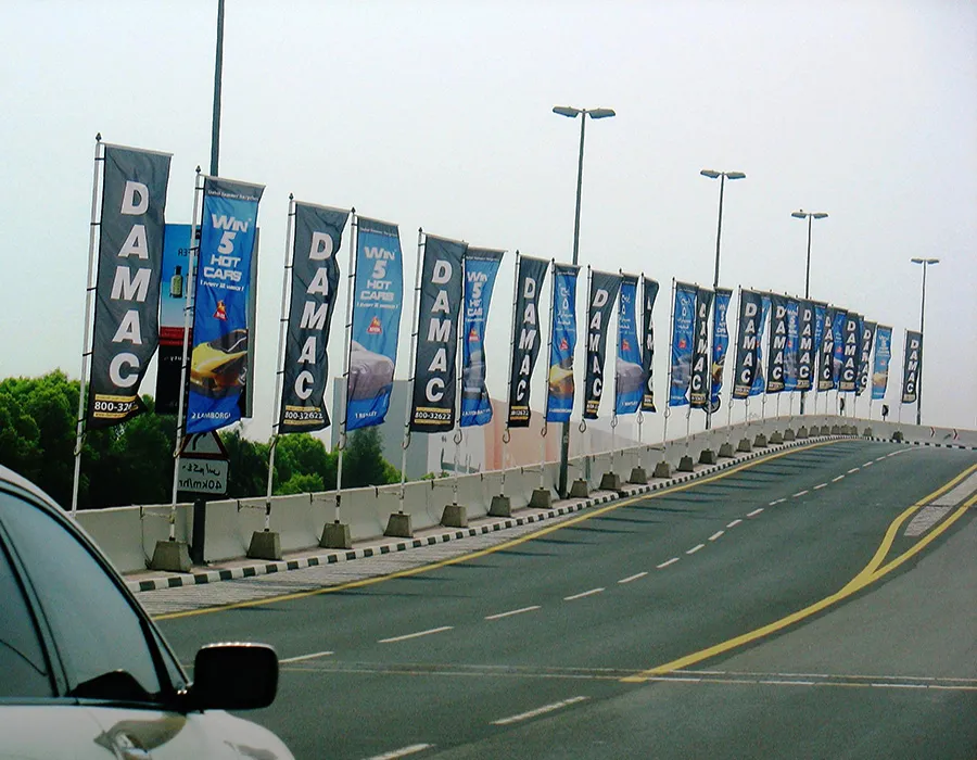 Advertising Flags Printing Dubai