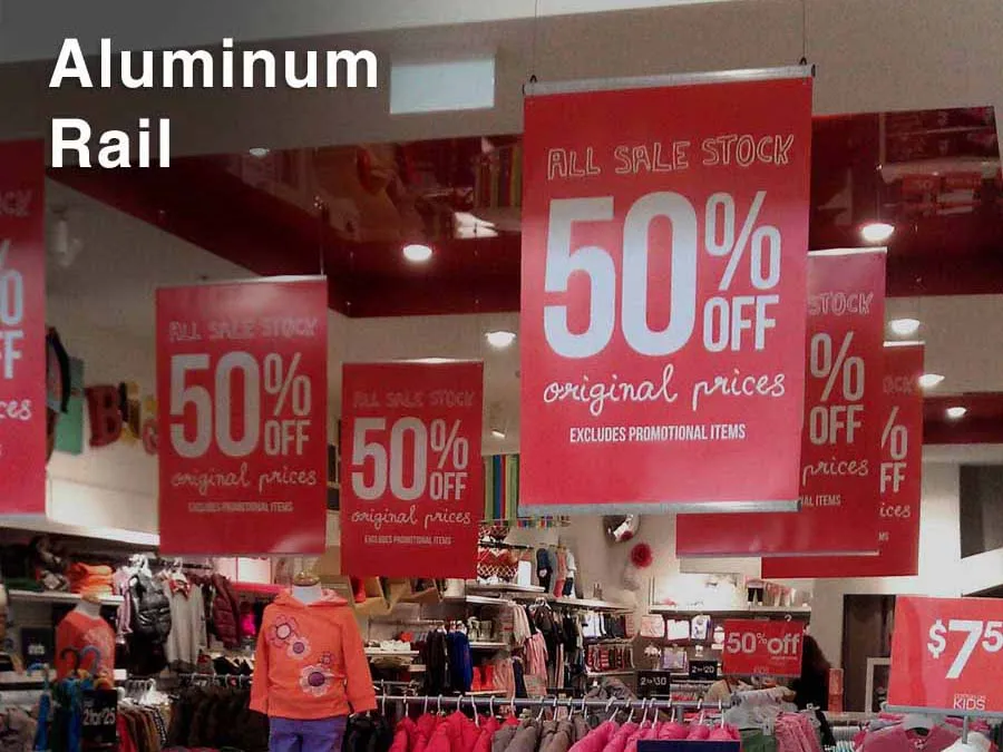Aluminum Rail Posters Printing Dubai