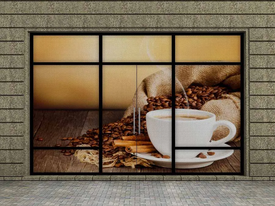 One Way Vision Sticker Printing Dubai