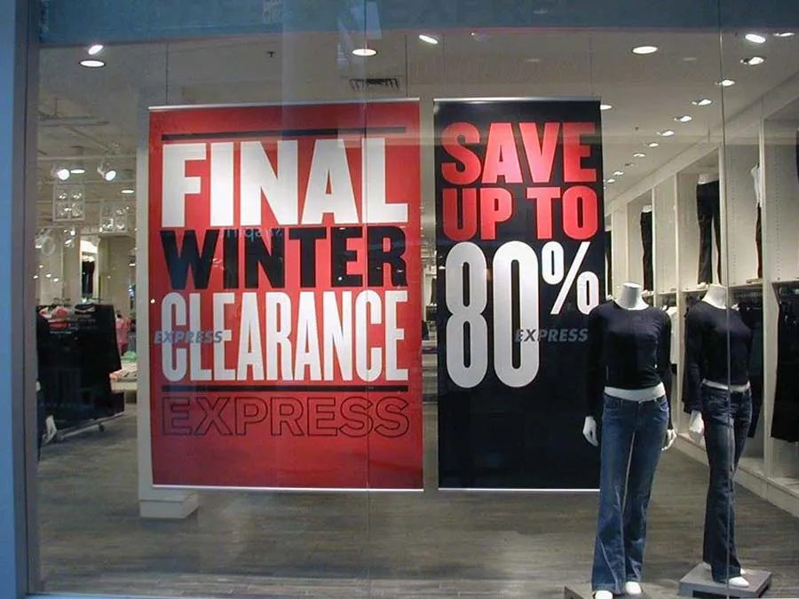 Store Hanging Posters Dubai
