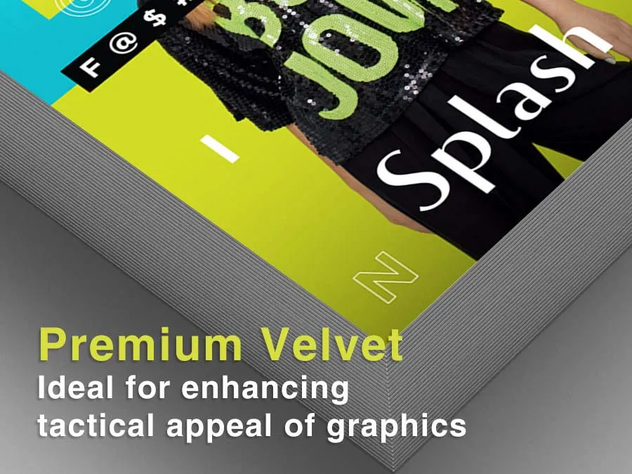 Velvet Finish Posters Dubai