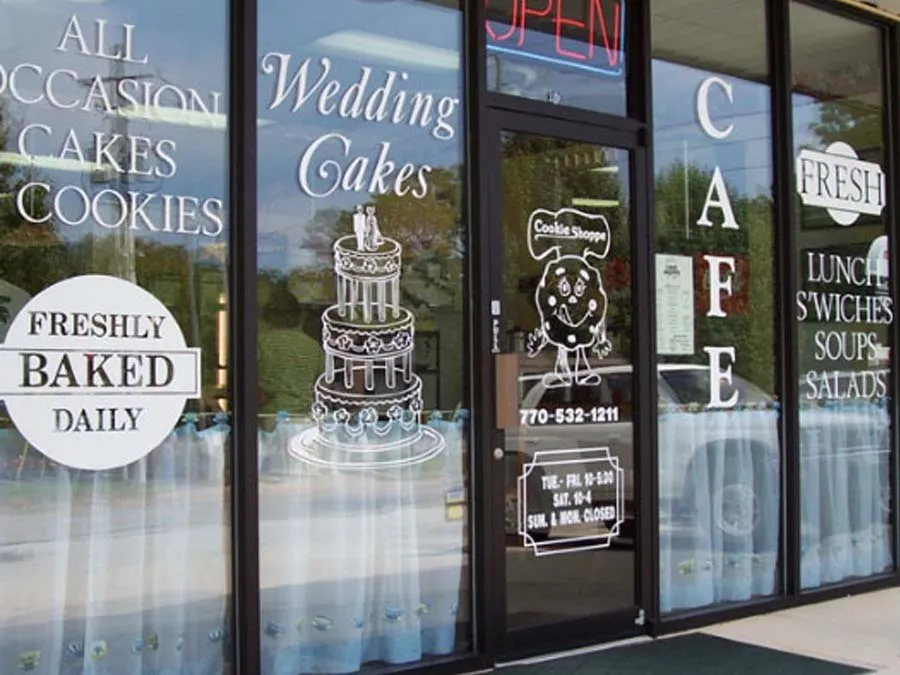 Window Lettering Sticker Dubai
