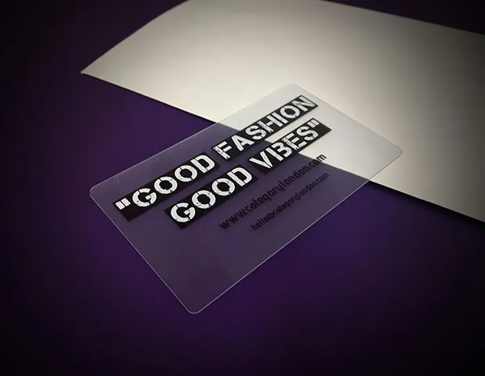 Translucent Business Cards Dubai