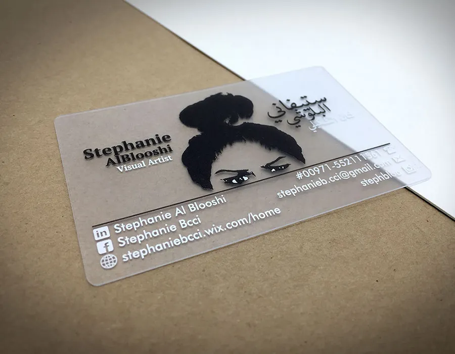 Translucent Business Cards