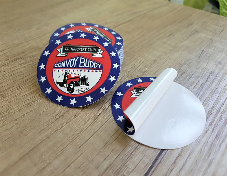 PVC Round Stickers Dubai